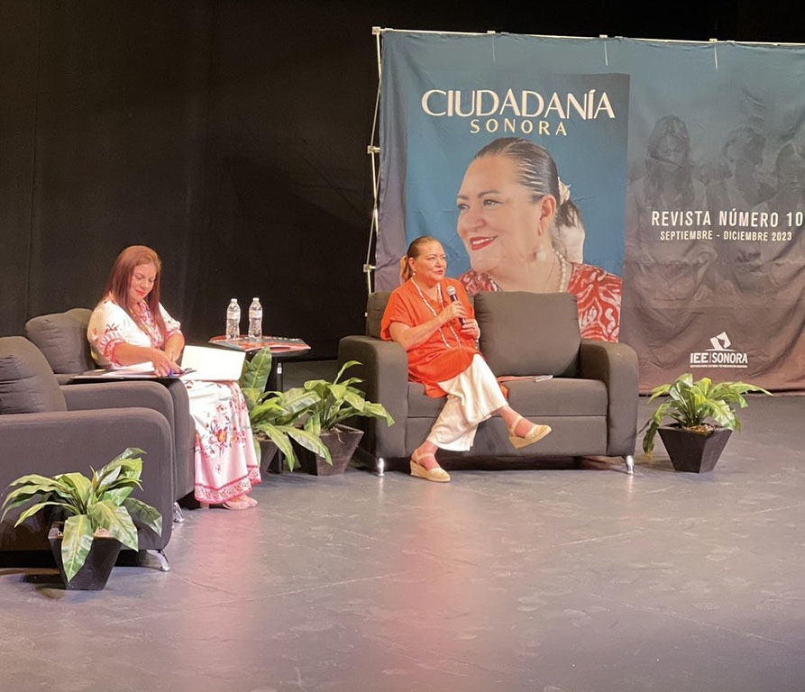 Magistraturas del Tribunal Estatal Electoral en la Presentación de la Revista Ciudadanía Sonora con la Participación de la Consejera Presidenta del INE México
