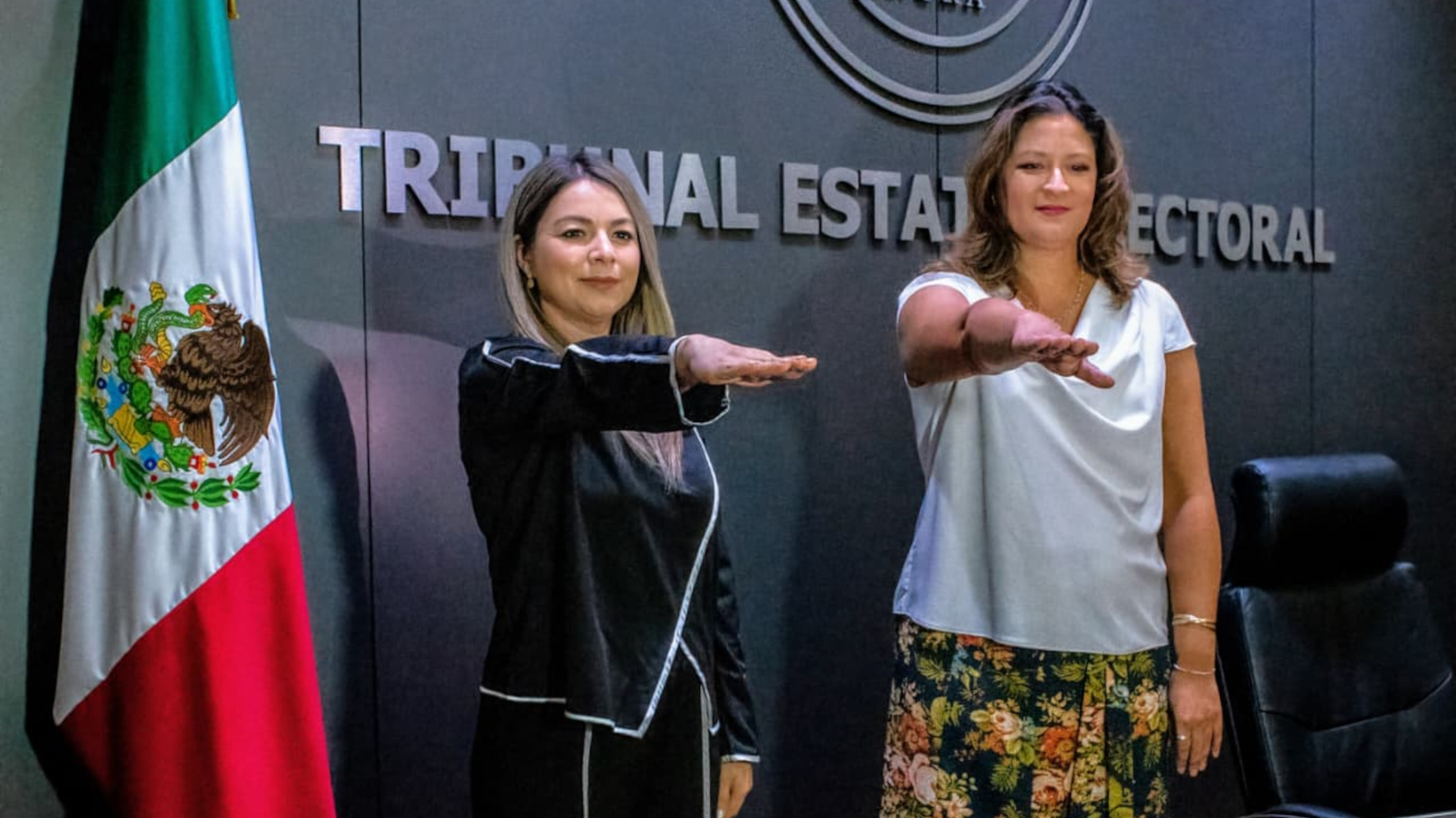Las Magistradas Ana Maribel Salcido Jashimoto y Alejandra Velarde Félix rindieron protesta