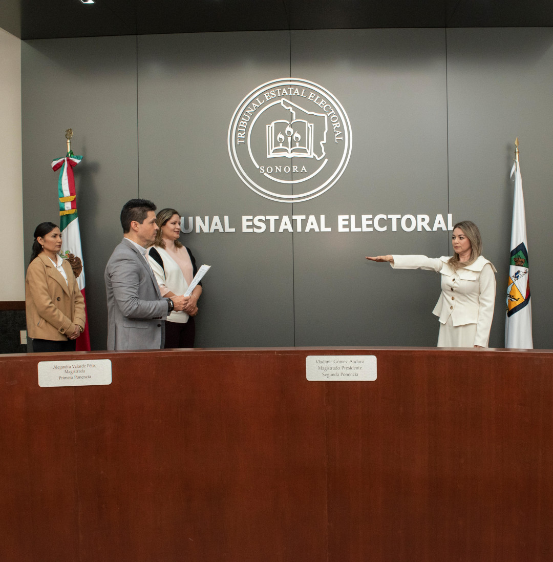 El Pleno del TEE Sonora elige por unanimidad a la Magistrada Alejandra Velarde Félix como Presidenta del Tribunal