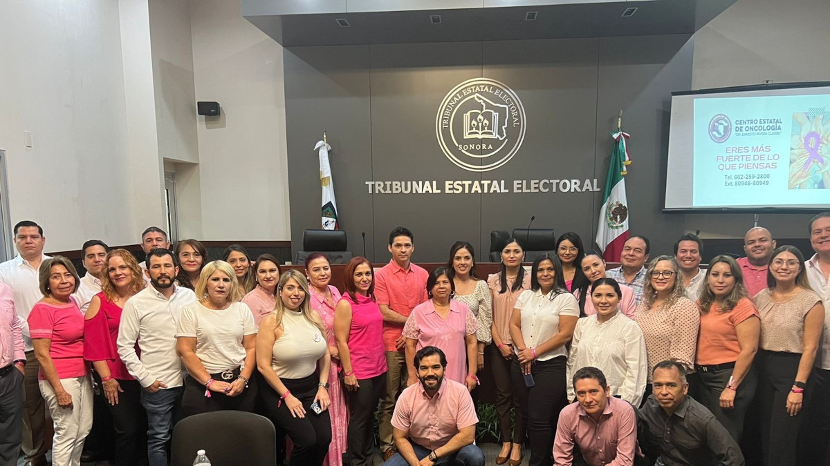 Taller de Autoexploración en el Tribunal Estatal Electoral de Sonora en Conmemoración del Día Internacional de la Lucha contra el Cáncer de Mama